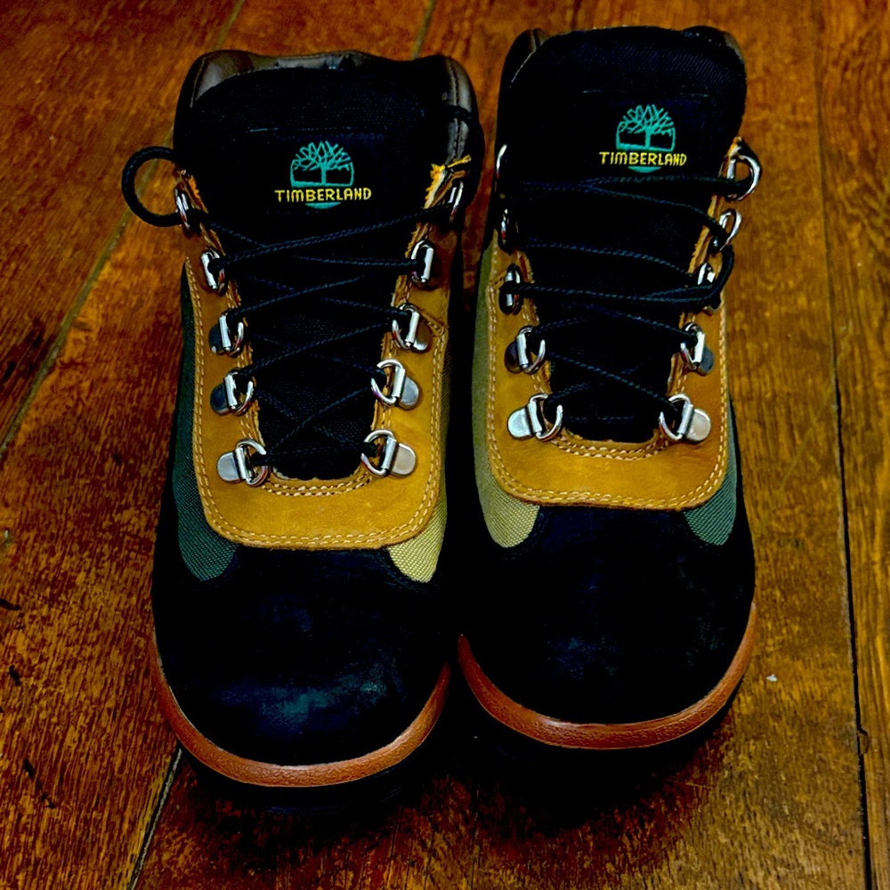 Timberland Black and Brown Outdoor Boots